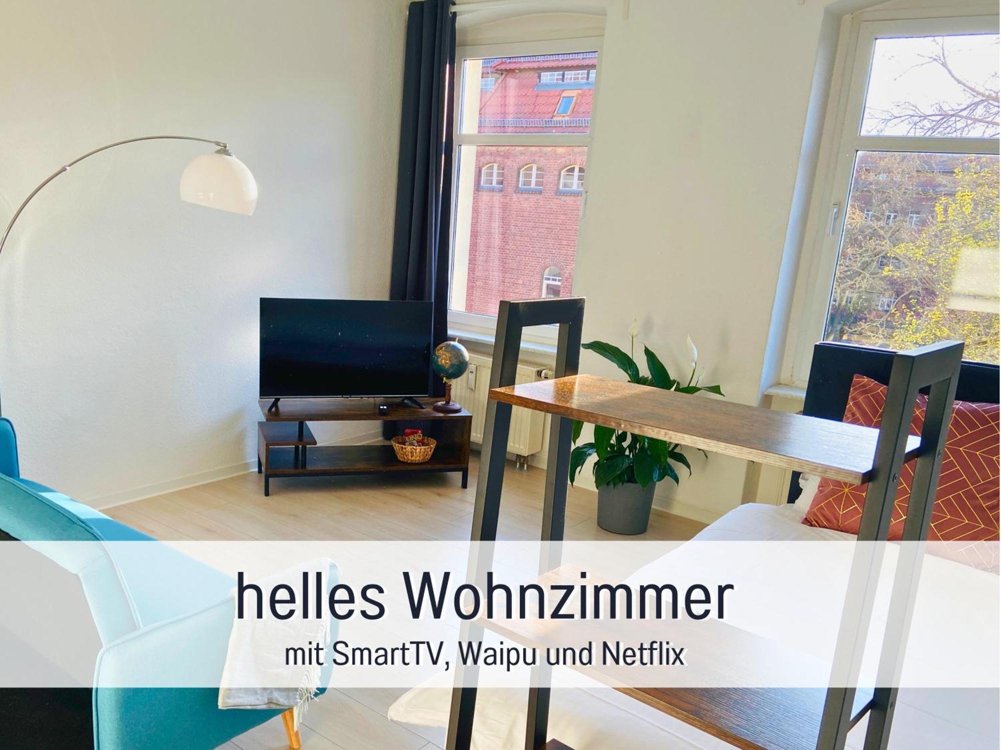 Stadtapartment By Live It - Voll Ausgestattete Kueche, Smarttv, Waschtrockner, 1-5 Pers Brandenburg  Luaran gambar